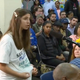 An unnamed woman from a pro-Trump group at Congresswoman Ocasio-Cortez’s town hall on October 3